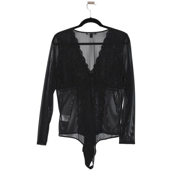 INC International Concepts Black Lace Bodysuit XXL NWT - Picture 9 of 9